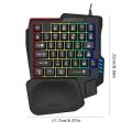 one hand PUBG/FREEFIRE RGB Gaming Keyboard&RGB MOUSE gaming combo.