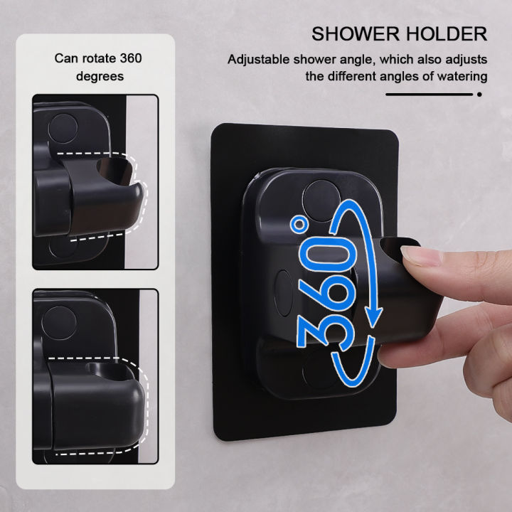 Universal%20Showerhead%20Holder%20Wall%20Mounted%20Punch%20Free%20Household%20Adjustable%20Shower%20Bracket%20Self-adhesive%20Bathroom%20Accessories%20-%20Image%203