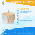 1PCS Dust Cover Refrigerator Cover with Pocket Double Sided Storage Hanging Bags Household Non-Woven Cloth Fridge Cover. 