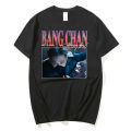 Stray Kids Bang Chan T-shirt Korean streetwear tshirt KPOP Concert graphic cotton tee SKZ Bang Chan group music straykids tshirt. 