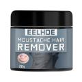 Men Beard Hair Removal Cream Depilatory Cream No Razor Beard Hair Supplies - Black. 