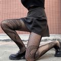 Thigh High Pantyhose Fishnet Black Stockings Snake Lined Tights Fashion  Women Girls Ultra-soft Excellent Stretch Semi Opaque Fashion High Waist. 