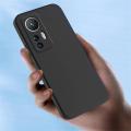 For Xiaomi Mi 12 Lite Back Cover Matte Simple Solid Color Soft Silicone. 