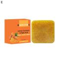 Turmeric Lemon Soap Kojic Acid Facial Cleansing Control Facial Whitening Body Skin Acne Care Oil Lubricating Body Care Skin B6N4. 