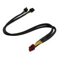12Pin to Dual PCI-E 8Pin (6+2Pin) Power Cable for Modular PSU.