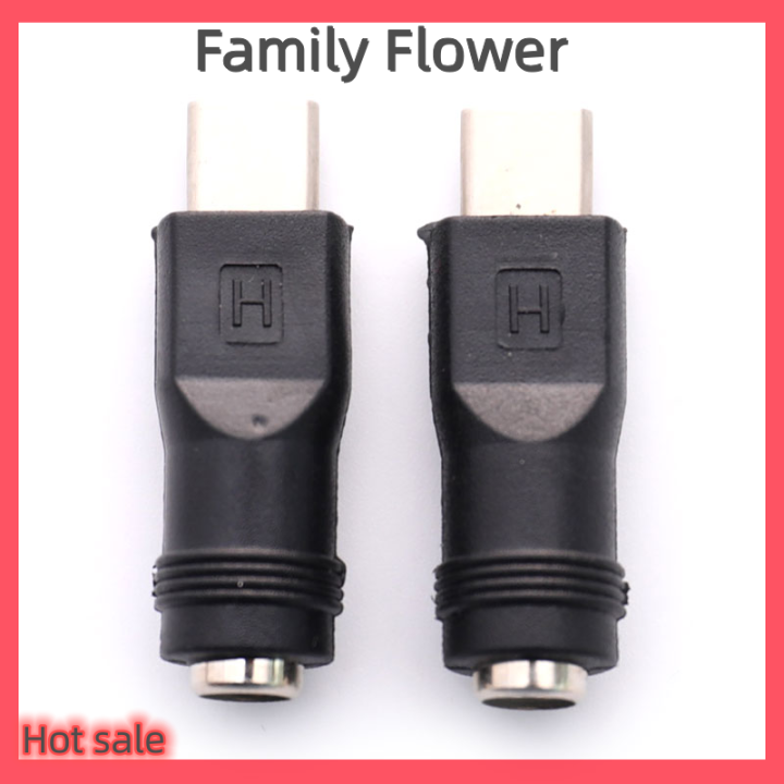 Family%20Flower%20Flash%20Sale%20DC%20Power%20Adapter%20Converter%205.5x2.1mm%20Female%20Jack%20to%20USB%20Type%20C%20Male%20Connector%20-%20Image%204