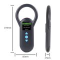 Animal RFID Reader 134.2KHz 125kHz Cat Dog Microchip Scanner FDX-B Glass Chip Identification Tag Reader. 