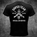 New British United Kingdom SAS special forces sniper team T-shirt double side newest men funny T-shirt custom tee.