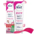 Veet 100gm Normal + FREE Dettol Original Soap 75g, Aloe Vera & Rose Extract Hair Removal Cream.