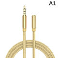 Earphone Extension Cable Nylon Aluminum Alloy Grade Audio Cable 3.5mm Cable Layor. 