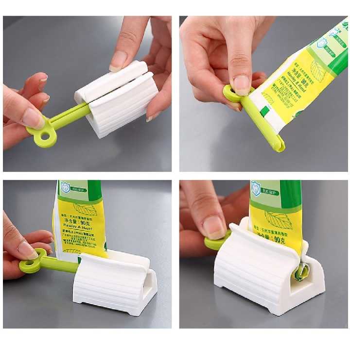 Toothpaste Roller Dispenser Squeezer Hair Color Dye Tube Wringer Bathroom Tool