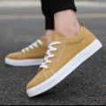 Sneakers for Men Winter Canvas Cotton Leather EVA Sole Lightweight Casual Stylish Shoes Black, Blue, Khaki & Grey Colors Available Model SPORT1888.