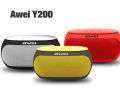 Awei Y200 Bluetooth Speaker Stereo Wireless Portable Mini Speakers Support TF card AUX input with Microphone Sound Box-Yellow And Red. 