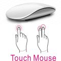 Touch Mouse Gesture Multi-touch Rechargeable Wireless Bluetooth Optical Computer Mouse for Tablets iPad Notebooks.