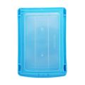 PDTYMWNG 2X Mini Translucent Drawer Type Plastic Storage Box（Blue 3 Layers）. 