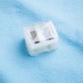 1Pc Black 2 Holes Precision Cosmetic Pencil Sharpener For Eyebrow Lip Liner Eyeliner Pencil School Office Supply Gift Simple.