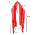 4x Universal Car Front Bumper Lip Diffuser Splitter Spoiler Fin Canard Valence. 