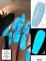 10ml Neon Fluorescent Night Light Nail Polish Gel, Uv Gel, Luminous Removable Semi-Permanent Polish, Nail Salon Diy Nail Art.