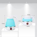 Collapsible Kettle Portable Mini Foldable Electric Kettle Suitable for Home Travel and Camping (Multicolour).