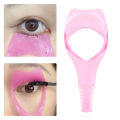 Eyelash Tools 3 in 1 Makeup Mascara Shield Guard Curler Applicator Comb Guide Card Beauty Cosmetic Tool.