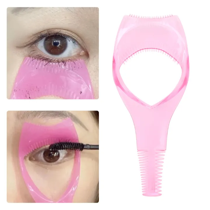 Eyelash%20Tools%203%20in%201%20Makeup%20Mascara%20Shield%20Guard%20Curler%20Applicator%20Comb%20Guide%20Card%20Beauty%20Cosmetic%20Tool%20-%20Image%205