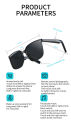 Smart sunglasses fashion touch music Sport bl0etooth headset sun glasses camera voice call control MP3 glasses for Man Woman.