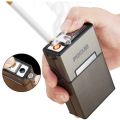 Rechargeable Electric Lighter with Cigars Holder Case. 