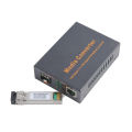 1PCS 10G SFP Media Converter 1 SFP to 1 RJ45 Transceiver 10Gbps Fiber Optic Switch With 10KM/20KM/40KM LC SFP Module. 