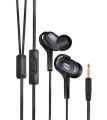 Proton R100 Heavy Bass Earphones With Microphone - Stereo Crystal Clear In-Ear Headphones. 