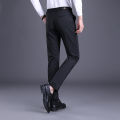 Romon/Romon Embroidered Stretch Anti-Wrinkle Casual Pants Early Autumn Versatile Men's Casual Suit Pants Straight-Leg Trousers.