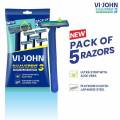 VI-John Shavepro Triple Blade Razor ( Pack of 5 pcs ). 