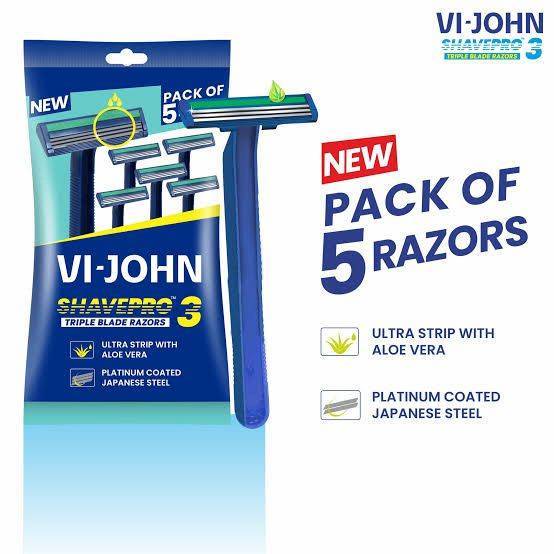 VI-John%20Shavepro%20Triple%20Blade%20Razor%20(%20Pack%20of%205%20pcs%20)%20-%20Image%204