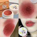 KH Gege Bear Cute Weird Party Lip Mud Matte Finish Lipstick Long-Lasting Not Easy To Fade White Lips And Cheeks Dual-Use. 