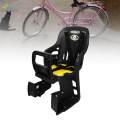 Kids Bike Seat with Backrest Rear Child Carrier for Most Rear.