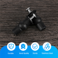 Toilet TOP FIX Seat Hinge Hole Well Nut Screw Rubber Back Pair. 