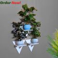 Triangle Wall Shelf Without flower . Self Adhesive Punch Free (3/5 Pcs Stand ) Premium Quality Premium Quality.
