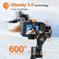 Hohem iSteady Pro4 Pro 4 Gimbal for GoPro 12/11/10/9/8/7/6 DJI OSMO Insta360 One R Action Camera 3-Axis Handheld Stabilizer. 
