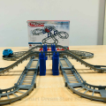 33 Pieces High Speed Simulation Rail Car Track Speed Cornering Set For Real Operation. 