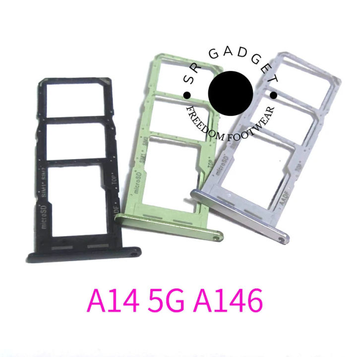 Replacement Dual Sim Tray Card Holder for Samsung Galaxy A14 5G Sim Slot