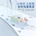 Foreign trade new transparent dual-mode bluetooth wireless mouse rechargeable silent office mouse neutral spot wholesale.