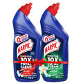 Harpic Toilet Cleaner Original & Jasmine Double Pack 1.5L (750 ml X 2) – Power Plus 10× Total Clean, New Thicker Formula, Kills 99.99% of Germs. 