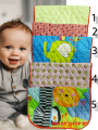 [Multi-Color] Kids Waterproof Sheet Urine Changing Pads Reusable Infants Bedding Mat (23*19 Inches) - 1PCS. 
