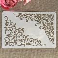 Stencil for Wall & Fashion Painting Template 10 by 8 inch..