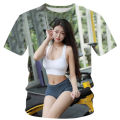 Summer men's T-shirt 3D print anime sex beauty cartoon pattern custom short-sleeved tops oversized tee tshirt man clothing. 