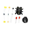 Beginners Learn to Solder Fun Kit Weevil Eye Electronics DIY Kit LED Module Beginners Learn to Solder Handmade Gifts for Fun. 