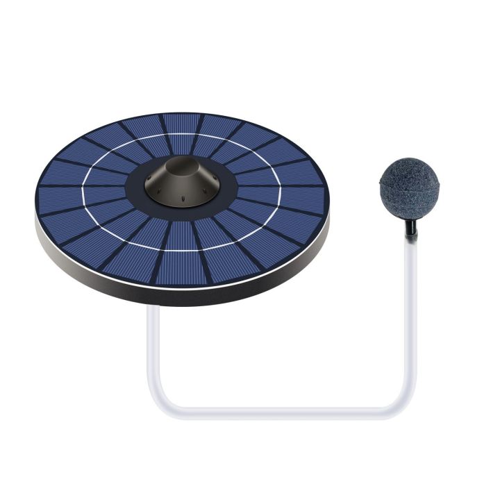 Solar Pond Aerator Oxygen Pump With Air Hose and Bubble Stone