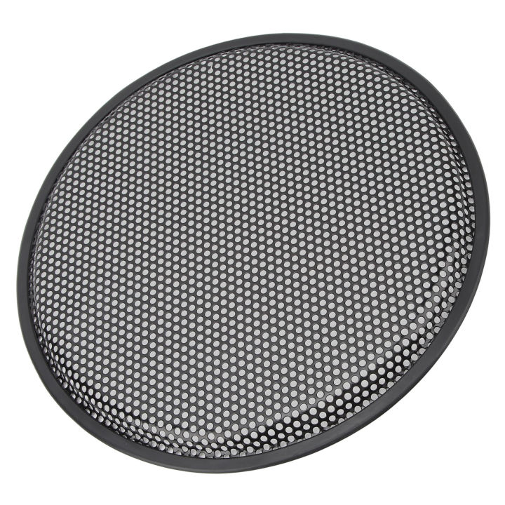 12 Inch Speaker Grill Construction Subwoofer Speaker Circle Cover Easy Installation Sturdy Anti Impact Black for RV