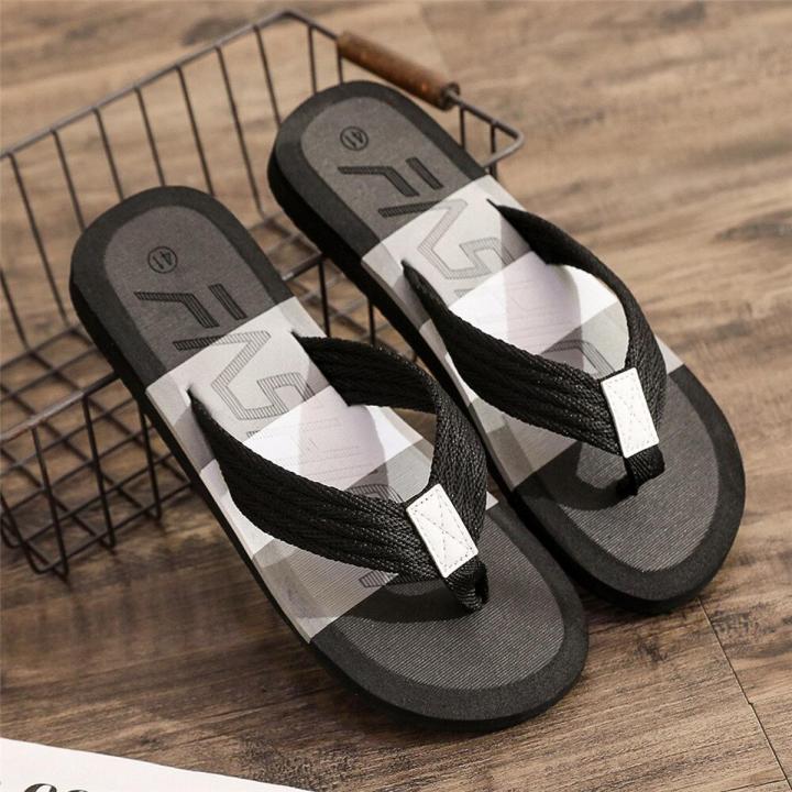 For Men Branded Slippers Under Slippers Men Summer Shoes Flip-flops Men's  European Mixed