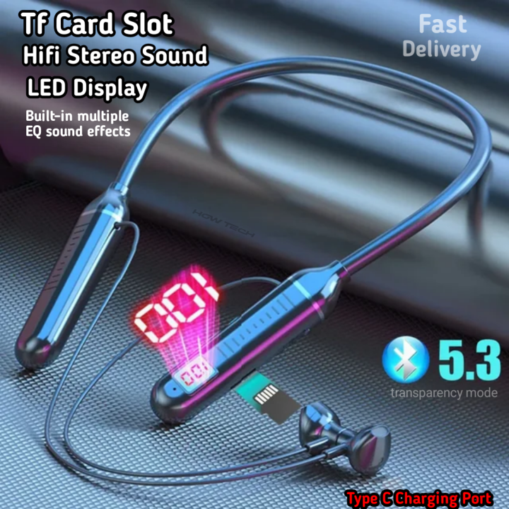 G9%20Pro+%20Stereo%20Type-C%20Charging%20Long%20Standby%20Wireless%20Neckband%20Headphone%20With%20Microphone%20-%20Image%202