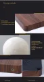 Creative 3D Magnetic Levitation Moon Lamp Night Light Rotating LED Floating Lamp Home Decoration. 